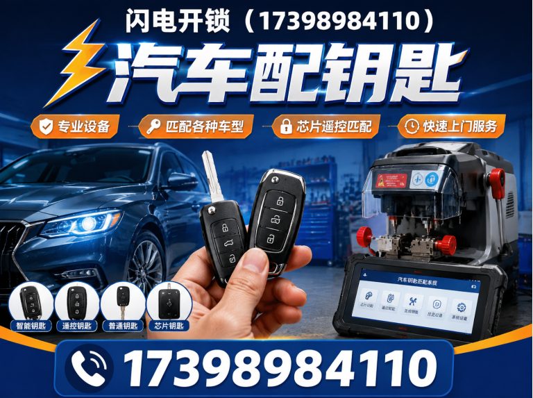 中牟县汽车配钥匙展示图